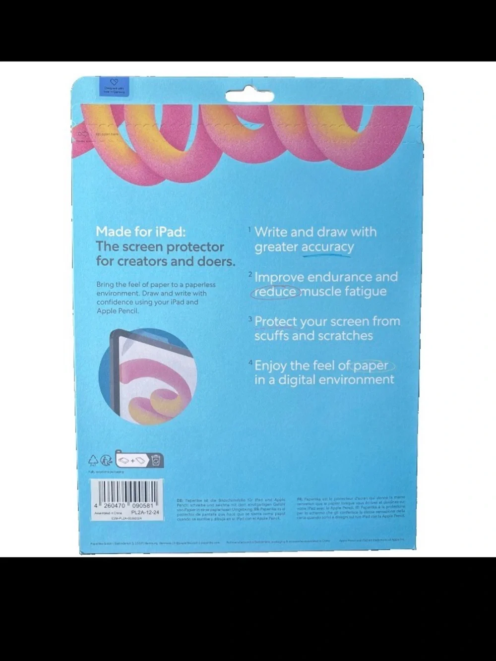 Paperlike Screen Protector for iPad Air 13” 2024